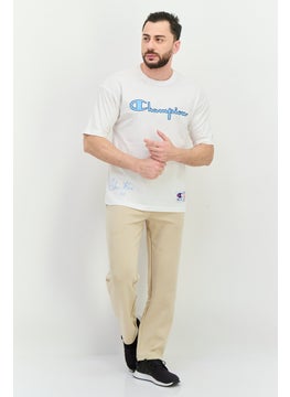 Champion Men Sportswear Fit Short Sleeve Outdoor T-Shirt, White Combo  - Image 4