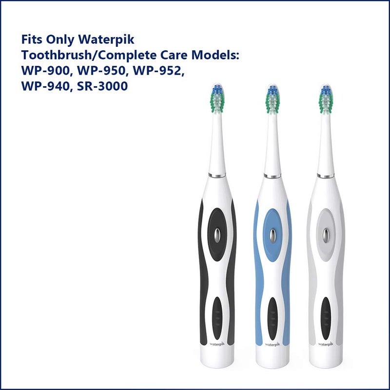 Waterpik Standard Brush Heads Replacement Tooth Brush Heads For Former SensonicComplete Care Models SRRB3W 3 Count - Image 4