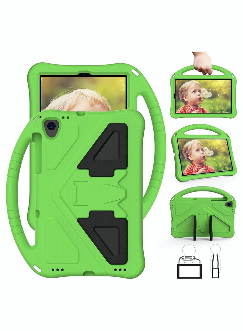 Zikra Kids Tablet Case for Lenovo Tab M10 HD 2nd Gen/Smart Tab M10 HD 2nd Gen TB-X306F TB-X306X Lightweight Friendly Shockproof Handle Stand Cover Case Green - Image 5