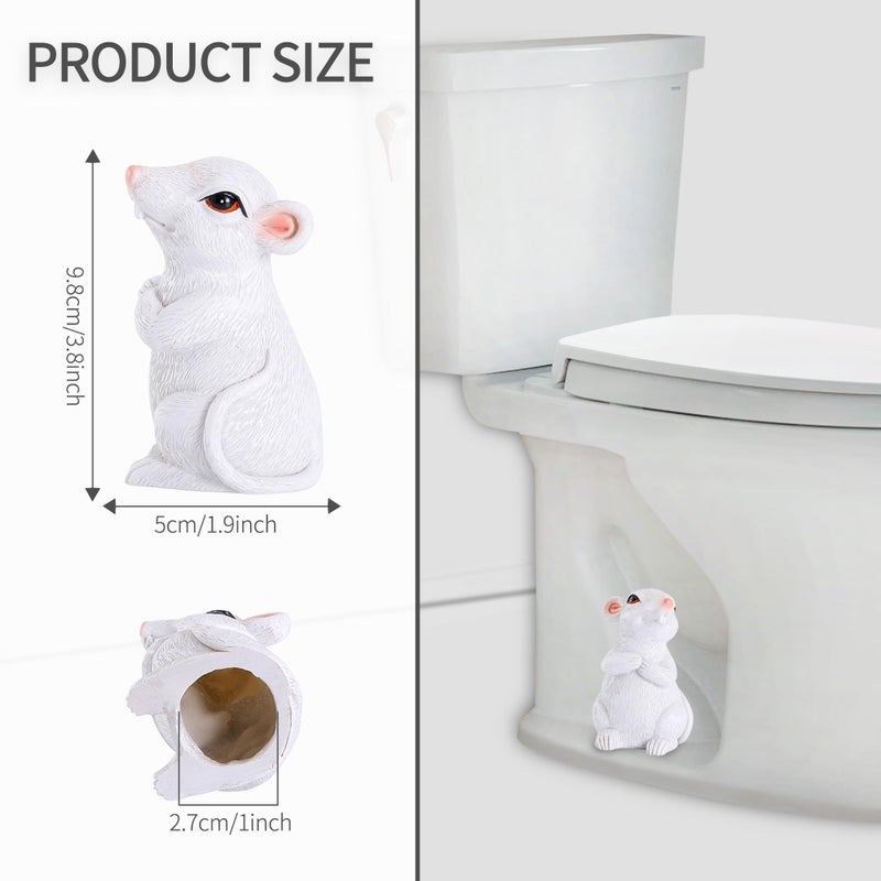 Joogour Toilet Bolt Caps,2PCS Toilet Bolt Covers Decorativeï¼ŒResin cute funny Toilet Screw Cover Caps,Toilet Caps for Bottom of Toilet Easy Installation Toilet Replacement Parts (F) - Image 2