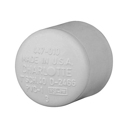 Charlotte Pipe أنبوب تشارلوت 1 ش 40 غطاء وصلة حزمة مقاول ضغط (10 وحدة كيس) - Image 1