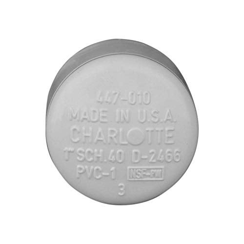Charlotte Pipe أنبوب تشارلوت 1 ش 40 غطاء وصلة حزمة مقاول ضغط (10 وحدة كيس) - Image 2