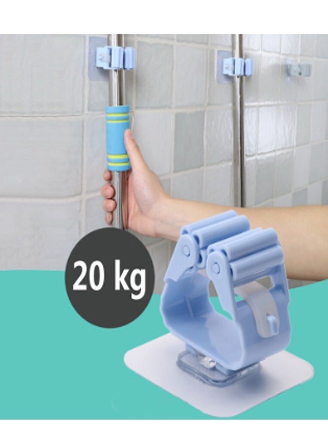 fashionhome 1 Piece Wall Mounted Clip Mop Organizer  - Image 4