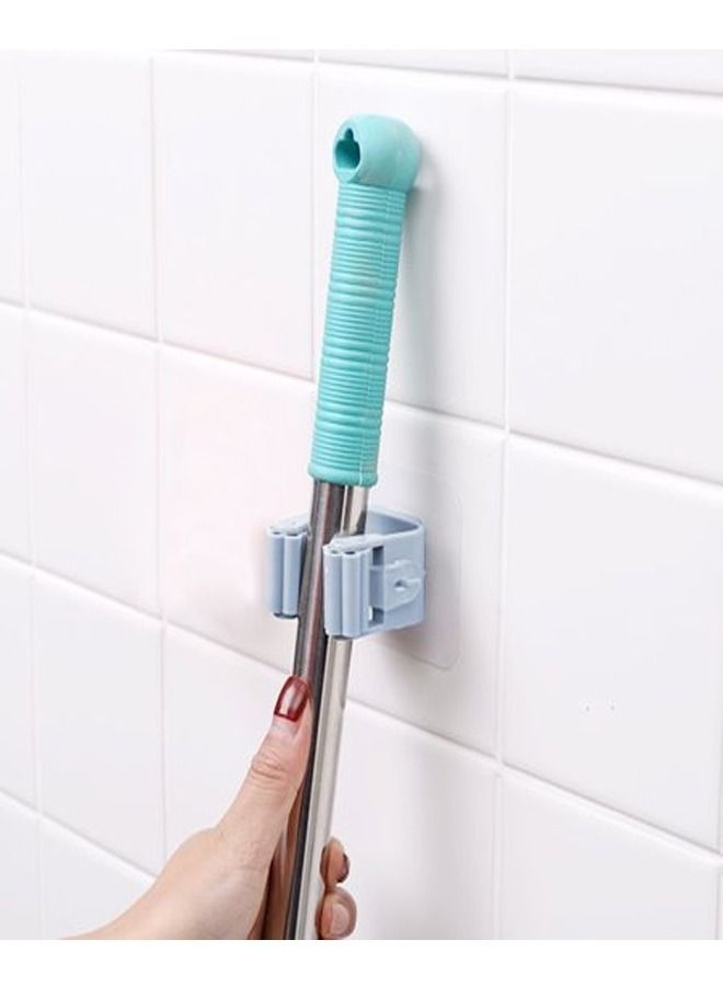 fashionhome 1 Piece Wall Mounted Clip Mop Organizer  - Image 2