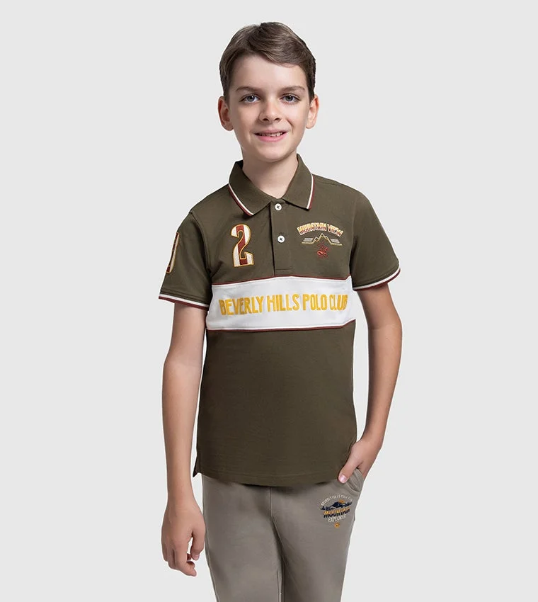 Beverly Hills Polo Club Embroidered Short Sleeves T-Shirt
