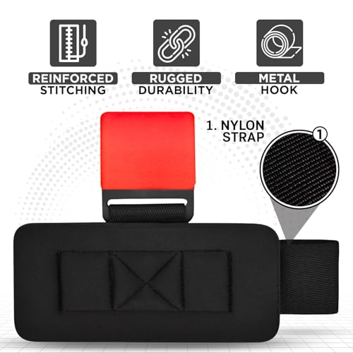 WYOX Weight Lifting Hooks for Men & Women (Pair) – Heavy Duty Wrist Support Straps with Hooks for Deadlifts, Pull Ups, Shrugs – Gym Lifting Straps with Grip Assist for Weightlifting & Strength Training - Image 4