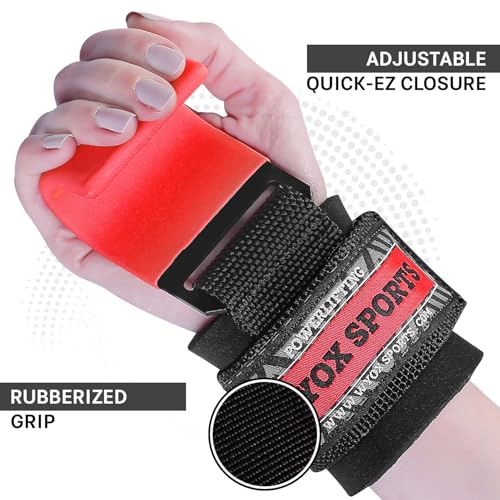 WYOX Weight Lifting Hooks for Men & Women (Pair) – Heavy Duty Wrist Support Straps with Hooks for Deadlifts, Pull Ups, Shrugs – Gym Lifting Straps with Grip Assist for Weightlifting & Strength Training - Image 5