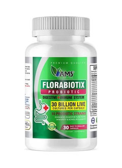 AMS Florabiotix 30 Billion Probiotic Capsules 30's  - Image 1