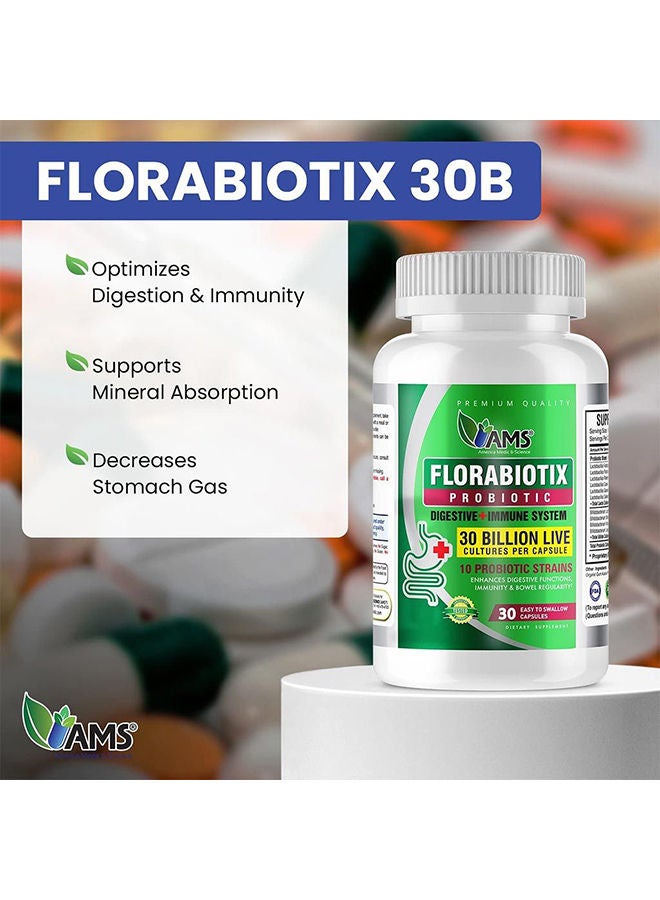 AMS Florabiotix 30 Billion Probiotic Capsules 30's - Image 2