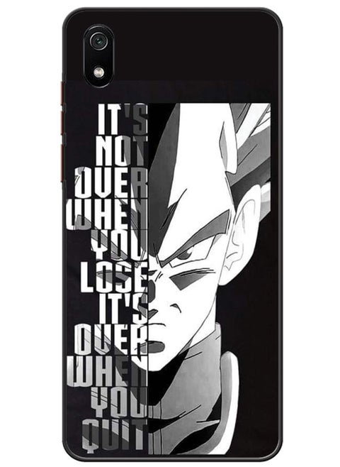 Protective Case Cover For Xiaomi Redmi 7A It's Not Over When You Lose It's Over When You Quit
