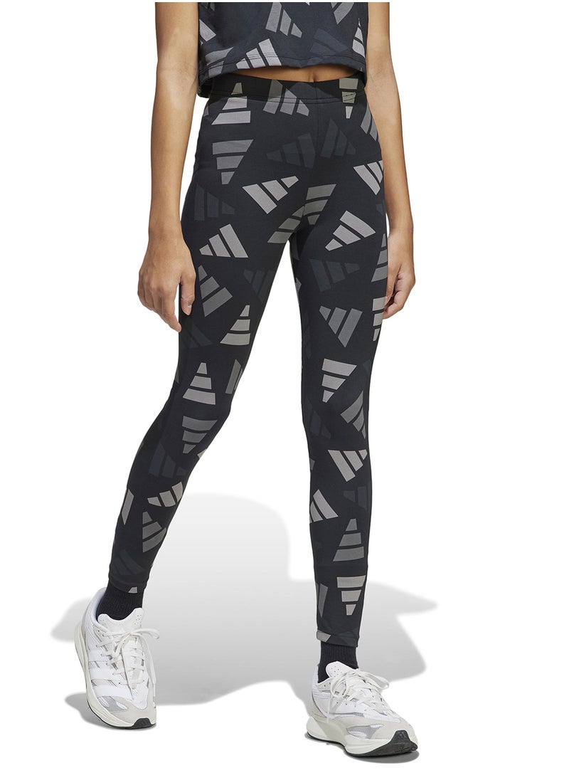 Adidas Youth Seasonal Essential Logo Celebration Leggings  - Image 1