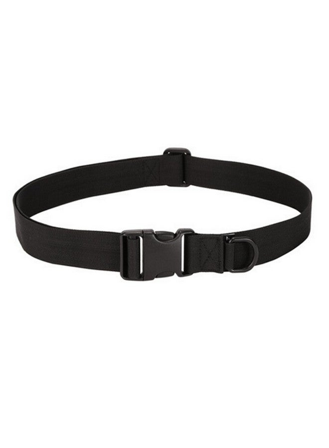TXIN Tactical Belt, Mens Nylon Military Waist Canvas Belts With Adjustable Quick-Release Buckle Strap, Black - Image 1