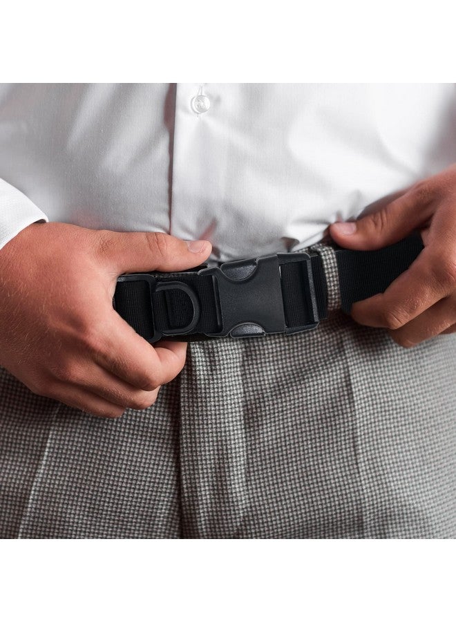 TXIN Tactical Belt, Mens Nylon Military Waist Canvas Belts With Adjustable Quick-Release Buckle Strap, Black - Image 5