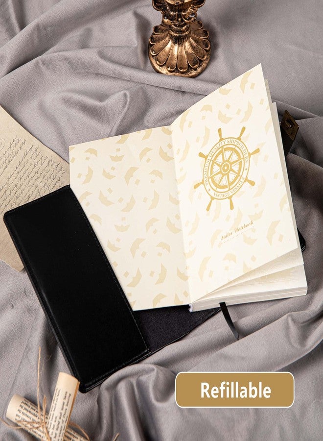 TIEFOSSI Journal With Lock-Journal For Boys-Travel Sailor Writing Diary With Lock-B6 Personal Planner Organizers-As Gift For Girls Women Men, 7.87 X 5.51 In, 224 Pages - Image 5