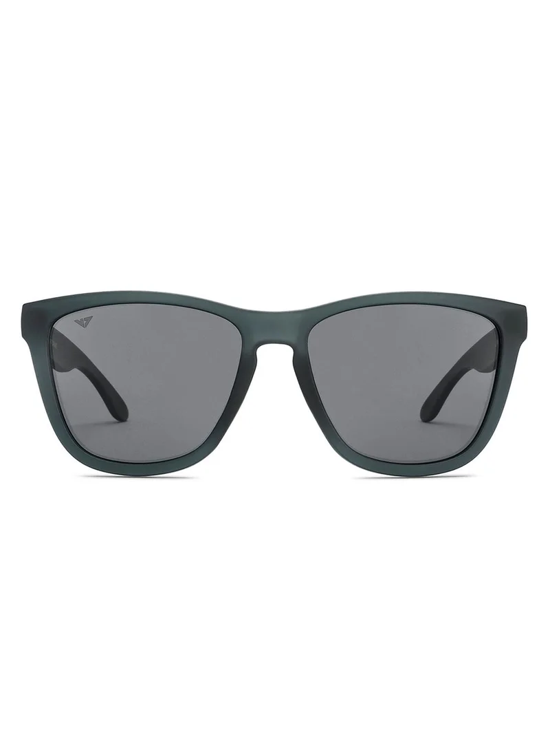 VINCENT CHASE Unisex Polarized Wayfarer Sunglasses - VC S16416 - Lens Size: 55 Mm