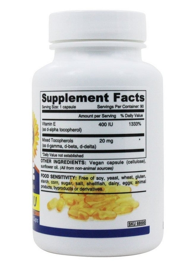 Deva Vegan Vitamins Vit E400Iumixed Tocop. 90 Vcap - Image 4