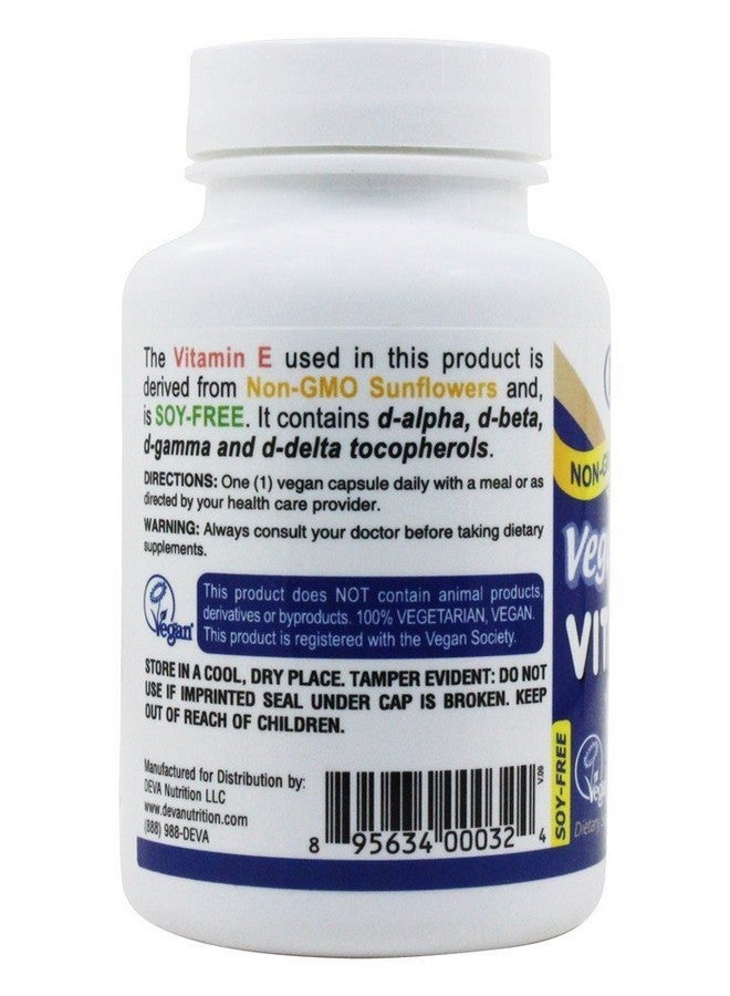 Deva Vegan Vitamins Vit E400Iumixed Tocop. 90 Vcap - Image 5