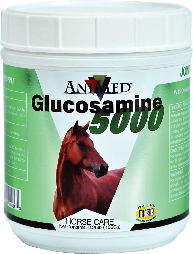 AniMed Glucosamine 5000 Powder for Horse Care - 2.25 lb - Image 1