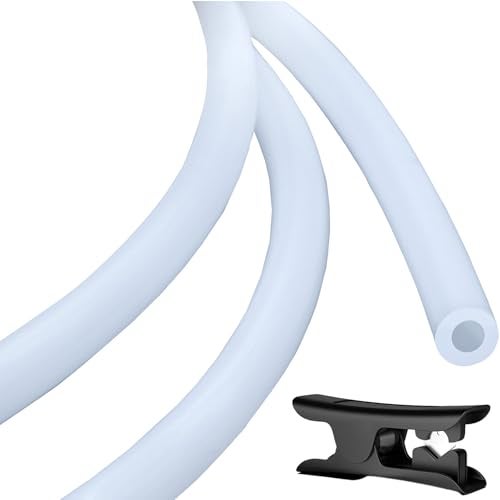 Cpybooder PTFE Tube for 1.75mm Filament 3.0M/9.84ft - 2.5mm ID × 4mm OD with Cutter for 3D Printers, Compatible with Bambu Lab A1/A1Mini/P1P/P1S/X1C and Creality K1/K1 Max/Ender 3V3 (Translucent) - Image 1