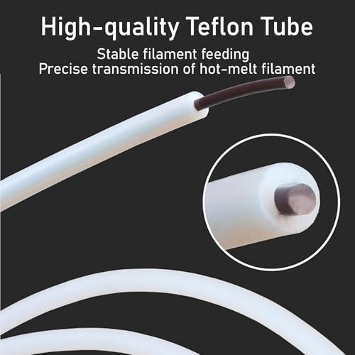 Cpybooder PTFE Tube for 1.75mm Filament 3.0M/9.84ft - 2.5mm ID × 4mm OD with Cutter for 3D Printers, Compatible with Bambu Lab A1/A1Mini/P1P/P1S/X1C and Creality K1/K1 Max/Ender 3V3 (Translucent) - Image 2
