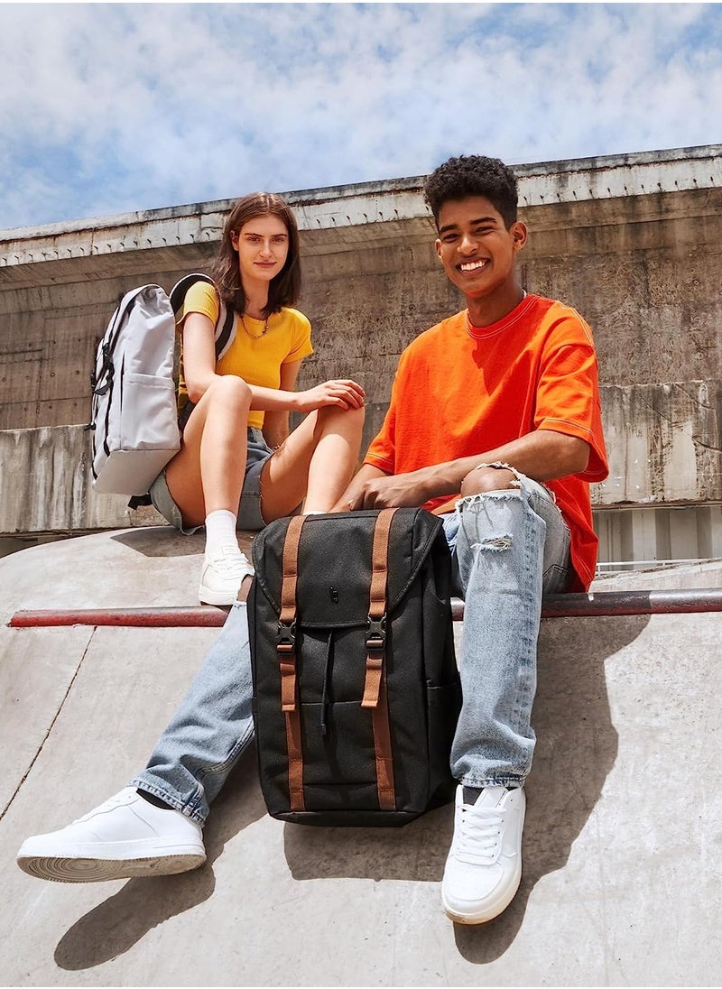 VintPack-TA1 Flap Laptop Backpack, Lightweight, Water-Resistant Travel Casual Daypack, Slim Durable Work-pack Rucksack for 13-16 Inch MacBook Laptop, Large Capacity, Eco-Friendly Backpack 22L - pzsku/Z1A6B197741EBB6DEC186Z/45/_/1736518664/bb67d9aa-b609-477d-a45f-c4e1bc88db28