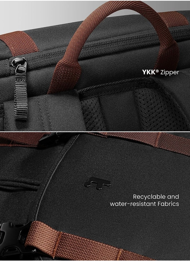 VintPack-TA1 Flap Laptop Backpack, Lightweight, Water-Resistant Travel Casual Daypack, Slim Durable Work-pack Rucksack for 13-16 Inch MacBook Laptop, Large Capacity, Eco-Friendly Backpack 22L - pzsku/Z1A6B197741EBB6DEC186Z/45/_/1736518688/d40d9a7c-6ae6-4bce-98f6-7b377e3e1f80