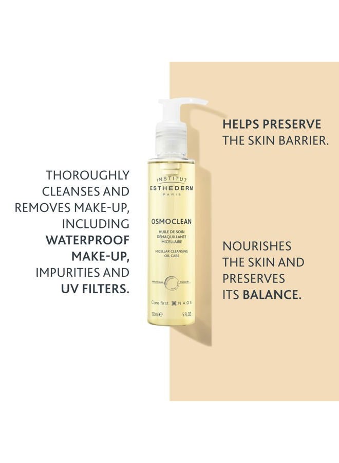 INSTITUT ESTHEDERM Micellar Cleansing Oil Care : Cleansing & Removes make-up, impurities and UV filters, Cellular Water, Non-greasy effect, All Skins Types. 150mL 5 FL.OZ - Image 4