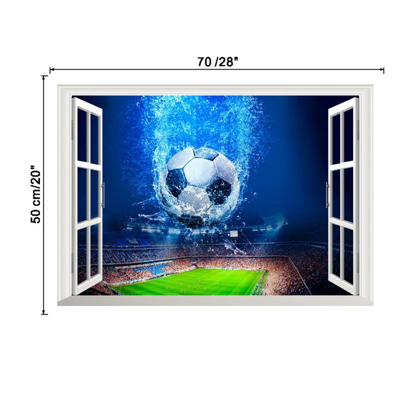 2pcs Soccer Printed Wall Poster Hallway Bedroom Dormitory Ingenious Decoration Picture - Image 2