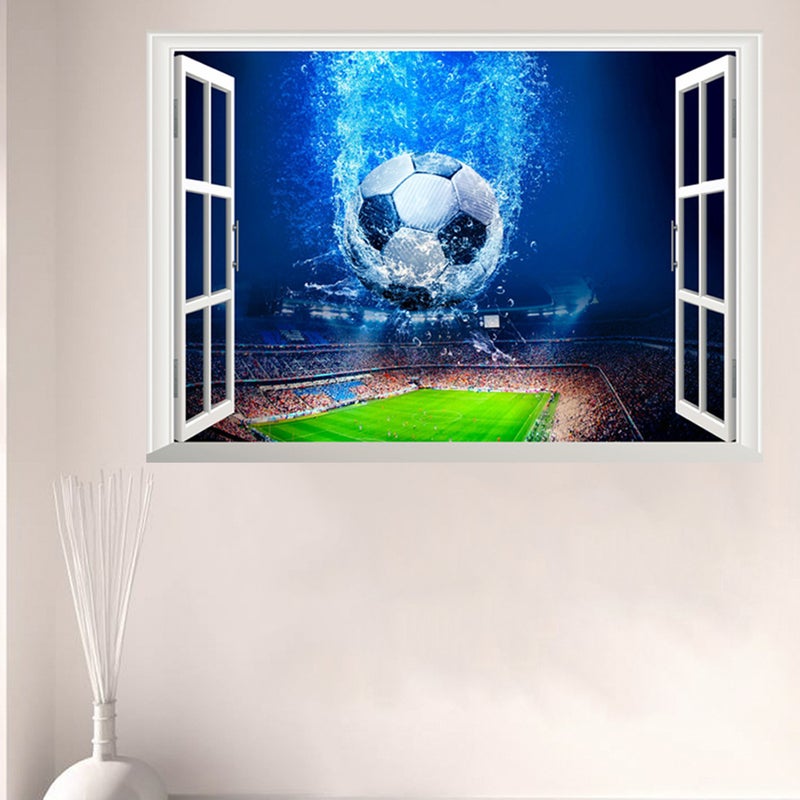 2pcs Soccer Printed Wall Poster Hallway Bedroom Dormitory Ingenious Decoration Picture - Image 5