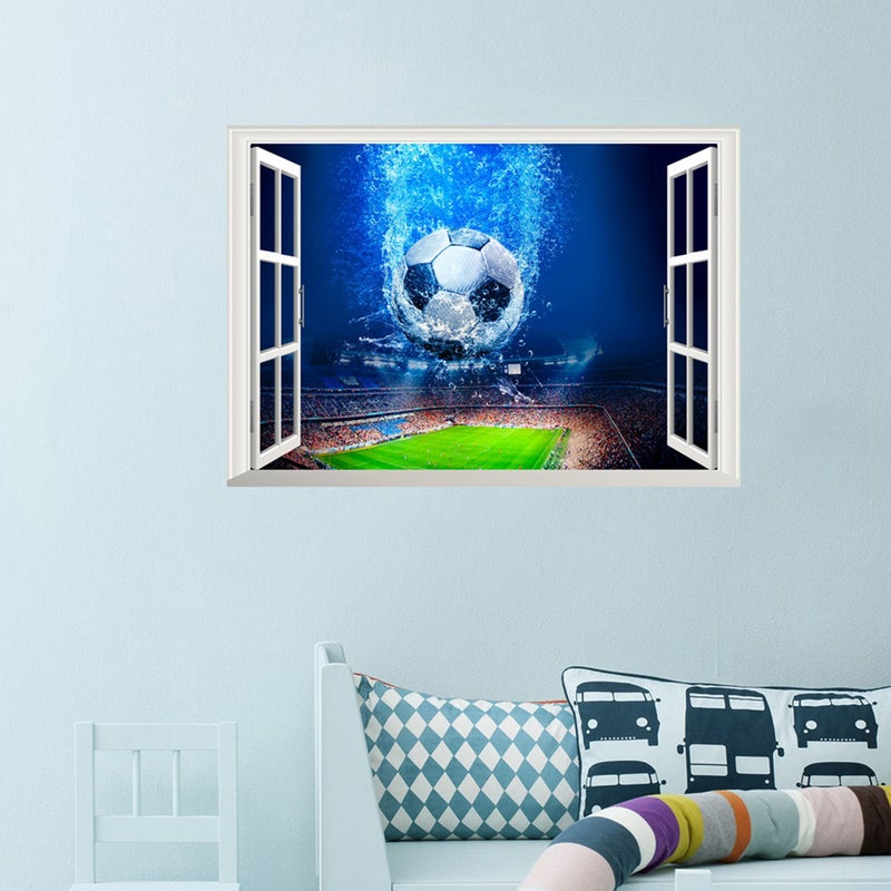 2pcs Soccer Printed Wall Poster Hallway Bedroom Dormitory Ingenious Decoration Picture - Image 3