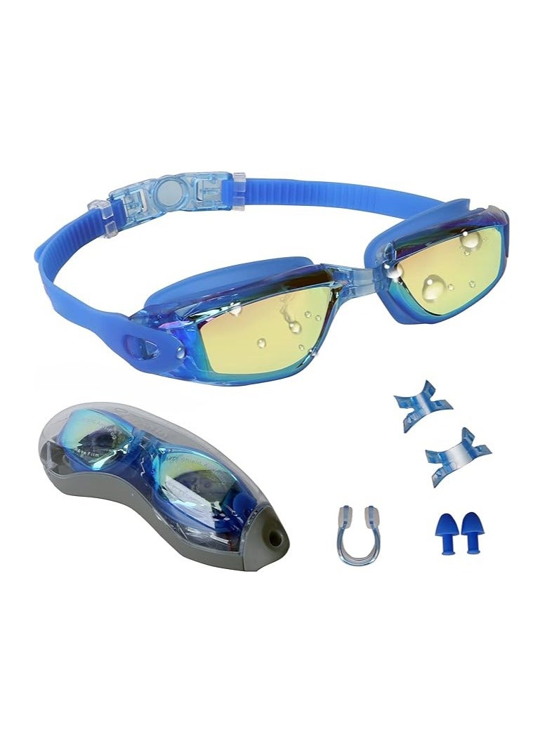 Generic Outdoor Wide View Swim Goggles, Anti Fog Clear No Leaking UV Protection Swimming Goggles For Women Men Youth Kids - Image 1