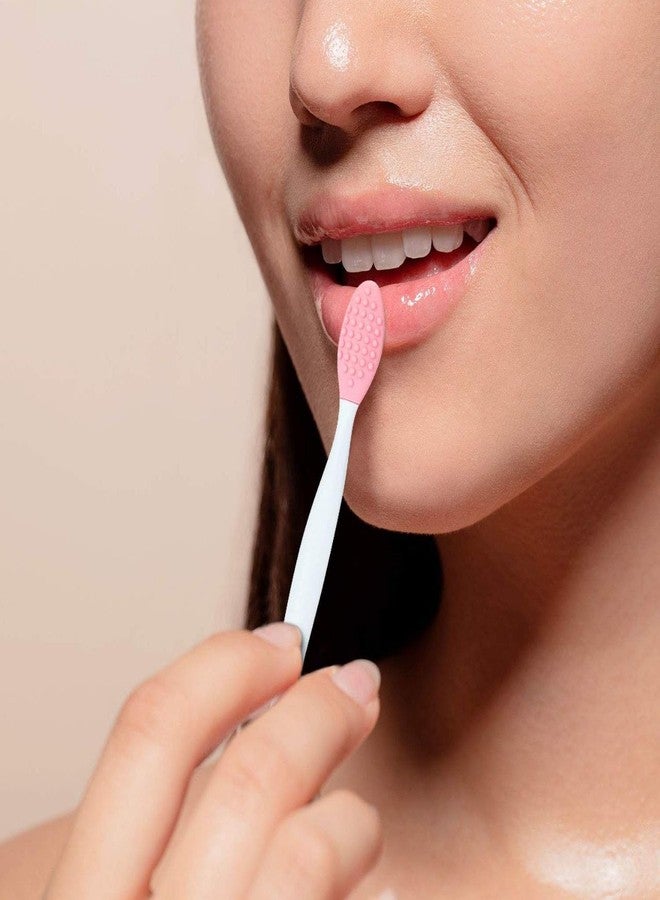 vietnam Lip Exfoliating Brush Tool, Double-Sided Silicone Exfoliator for Dry Lips Scrub Lip Scrubber (Pack Of 2) - Image 2