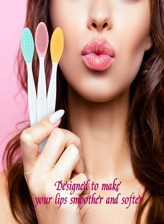 vietnam Lip Exfoliating Brush Tool, Double-Sided Silicone Exfoliator for Dry Lips Scrub Lip Scrubber (Pack Of 2) - Image 4