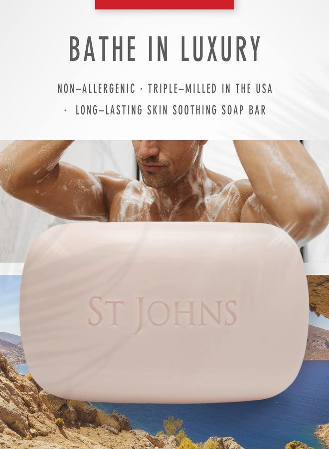St. John No. 77 Luxury Soap Bar for Men by St Johns. 3X Triple Mille Bath, Body, Shower Soap Bar. 7 Oz Premium Creamy Scented Lather. Best smelling, selling soap bar for guys. Olive Oil, Glycerine, Vitamin E. - Image 3