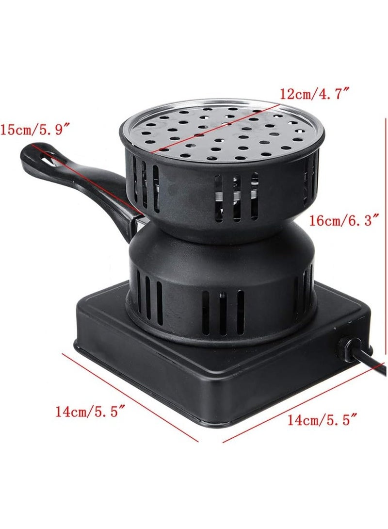 ACLIX Portable Electric Charcoal Starter | Quick Fire Burner for Hookah, BBQ & More | Removable Handle & Porcelain Coating for Efficient Coal Heating and Easy Use - Image 4