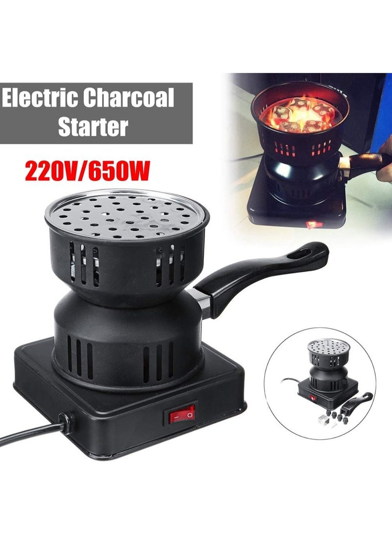 ACLIX Portable Electric Charcoal Starter | Quick Fire Burner for Hookah, BBQ & More | Removable Handle & Porcelain Coating for Efficient Coal Heating and Easy Use - Image 2