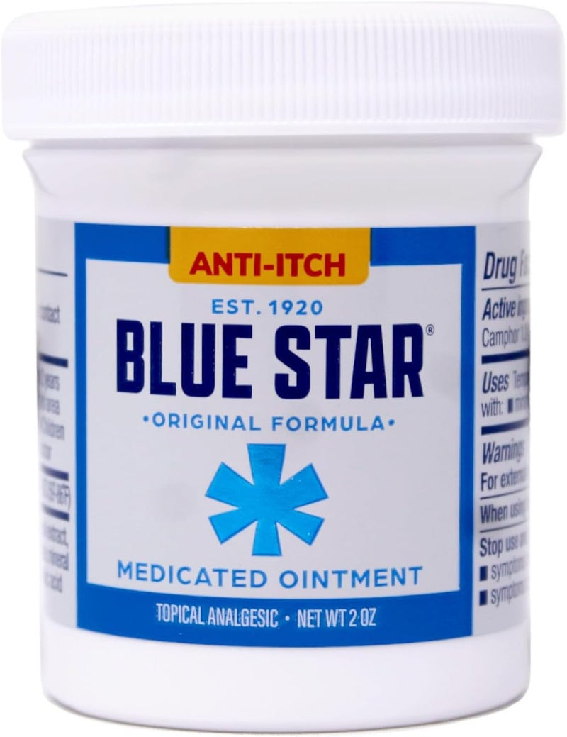 Blue Star Anti Itch Medicated Ointment - Original Formula, 2 oz - Image 3