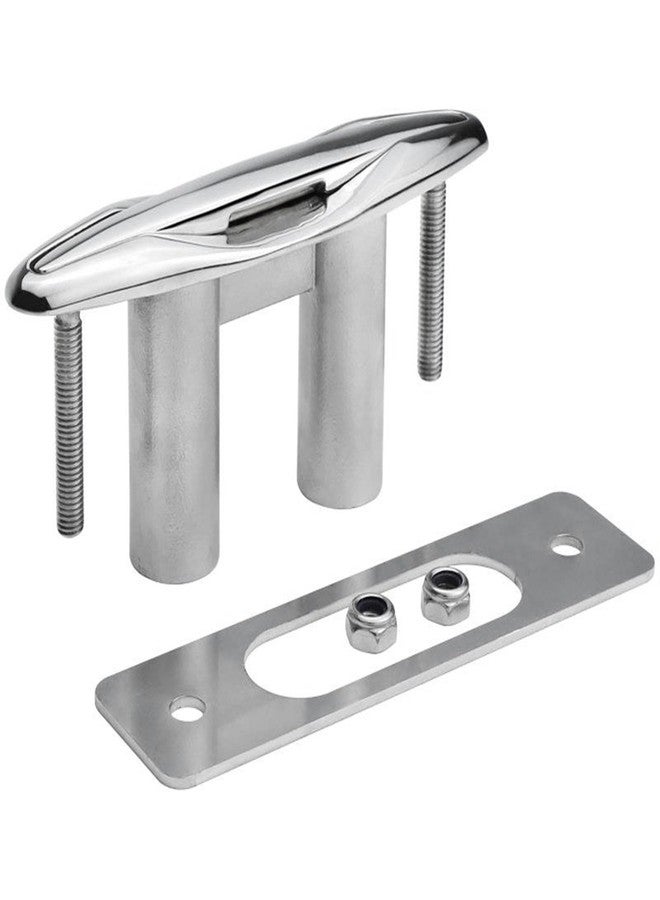 Laorde Pop Up Boat Cleat, 316 Stainless Steel, Retractable Marine Grade Flush Mount Dock Cleat with Backing Plate for Yacht (6 inch 1 PCS) - Image 3