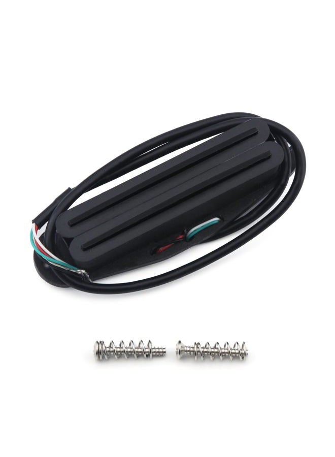 FLEOR بيك أب هومباكر أحادي من ألنكو 5 هوت ريل بحجم 9-10K كامل باللون الأسود يناسب جيتار سترات سكوير وتيلي - Image 1