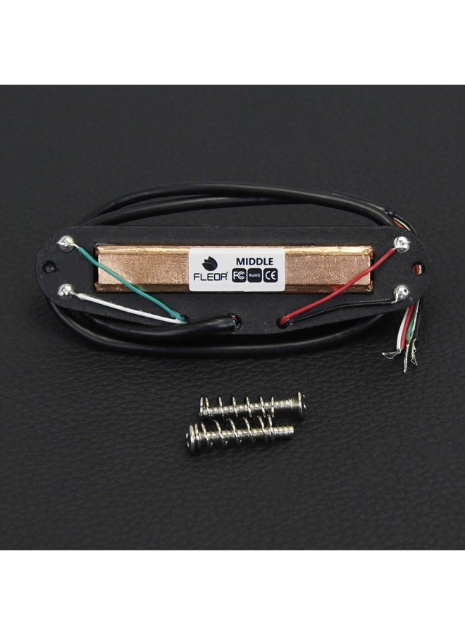 FLEOR بيك أب هومباكر أحادي من ألنكو 5 هوت ريل بحجم 9-10K كامل باللون الأسود يناسب جيتار سترات سكوير وتيلي - Image 4