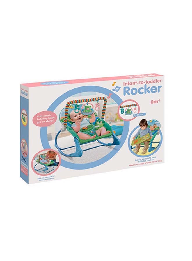 Kidle Infant-To-Toddler Rocker with Mosquito Net-Pink - Image 4
