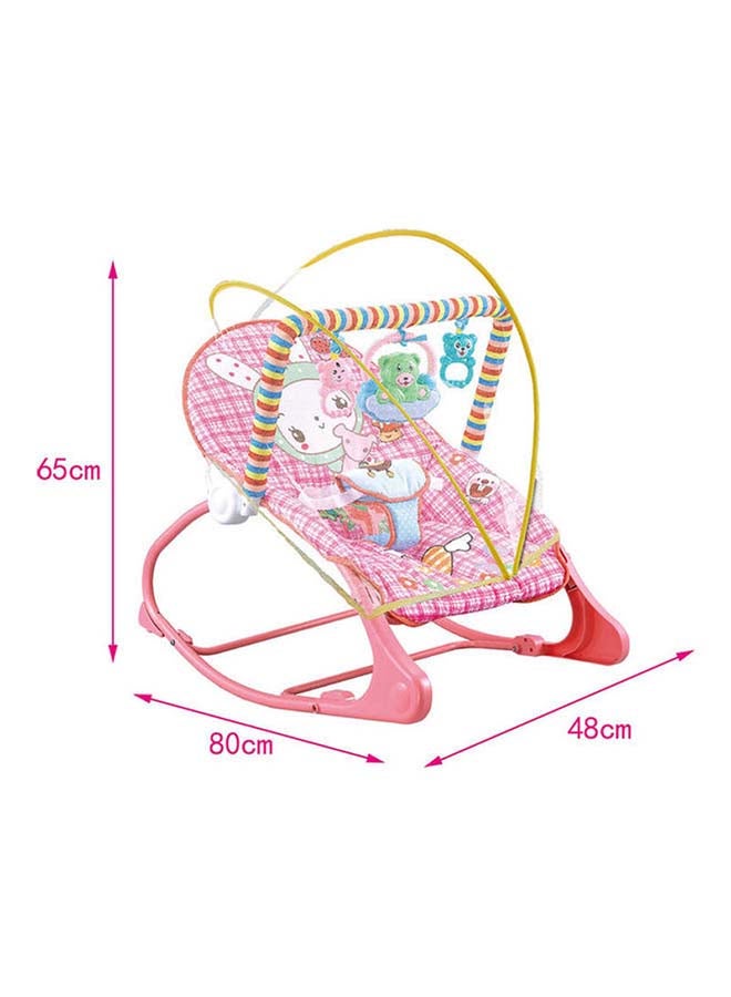 Kidle Infant-To-Toddler Rocker with Mosquito Net-Pink - Image 3