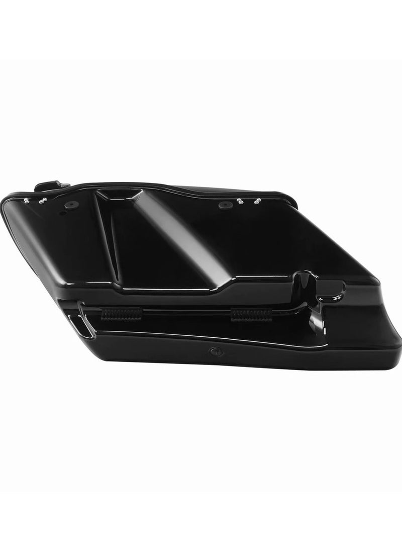 Generic Black 4" CVo stretched hard saddlebags for harley road king glide 2014-2023 by SLKMOTO  - Image 4