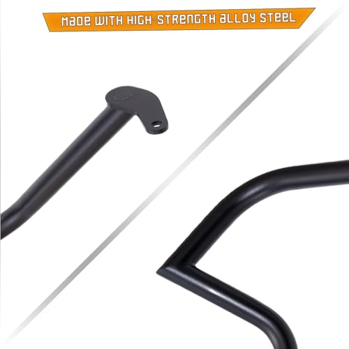 Kinglemc Crash Bar Engine Guard Highway Freeway Bar for Harley Davidson Breakout Blackline Rocker Softail Standard Custom Springer Deuce Night Train 2000-2017 (Matte Black) - Image 4