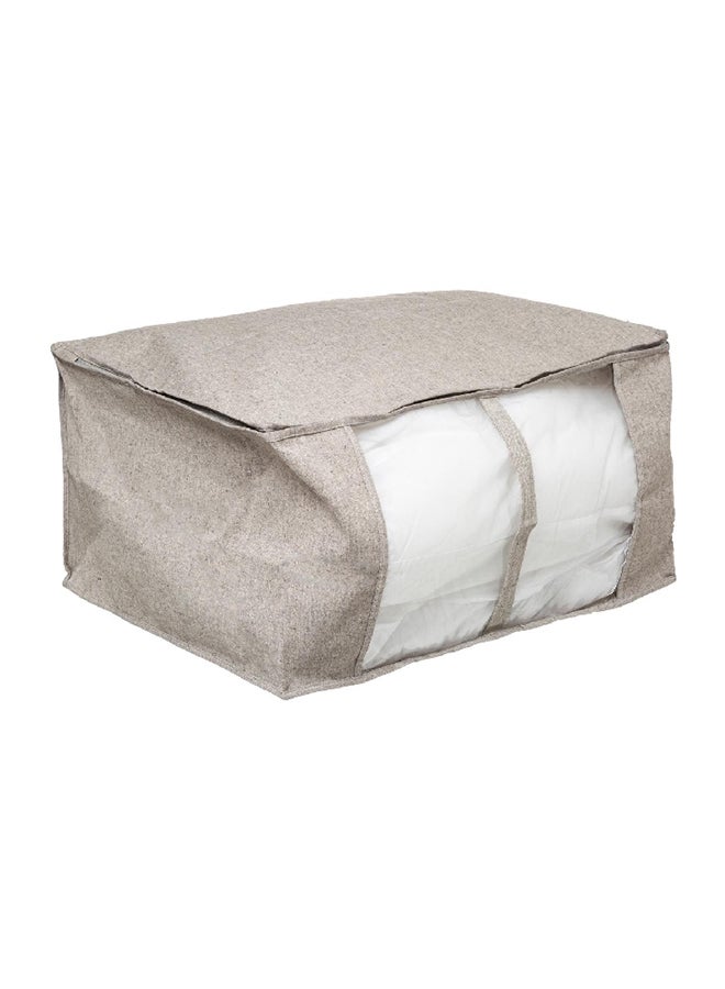 Five Simply Smart Orga Zipper Closure Garment Bag Beige and Clear 30 x 45 x 60 cm 181256 - Image 1
