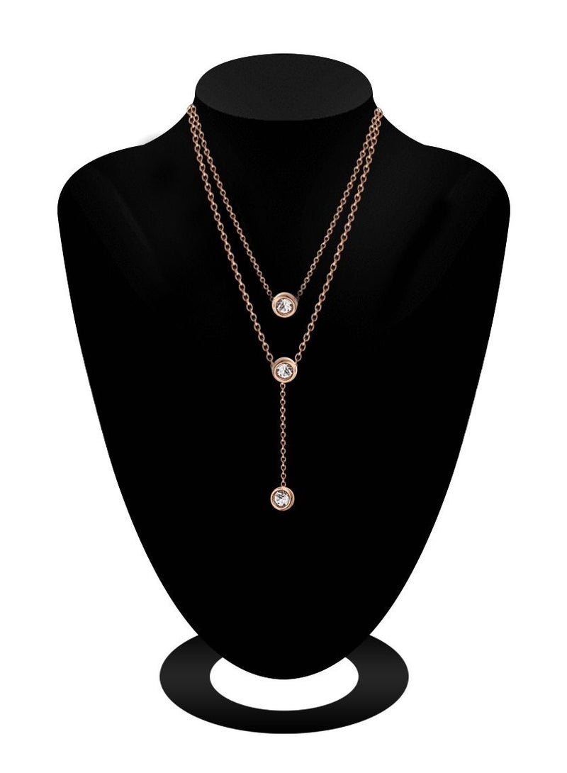 AIWANTO Alissa 2 Layer Choker Necklace  - Image 2