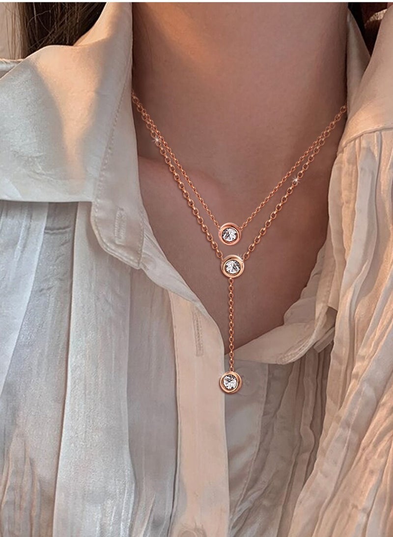 AIWANTO Alissa 2 Layer Choker Necklace  - Image 3