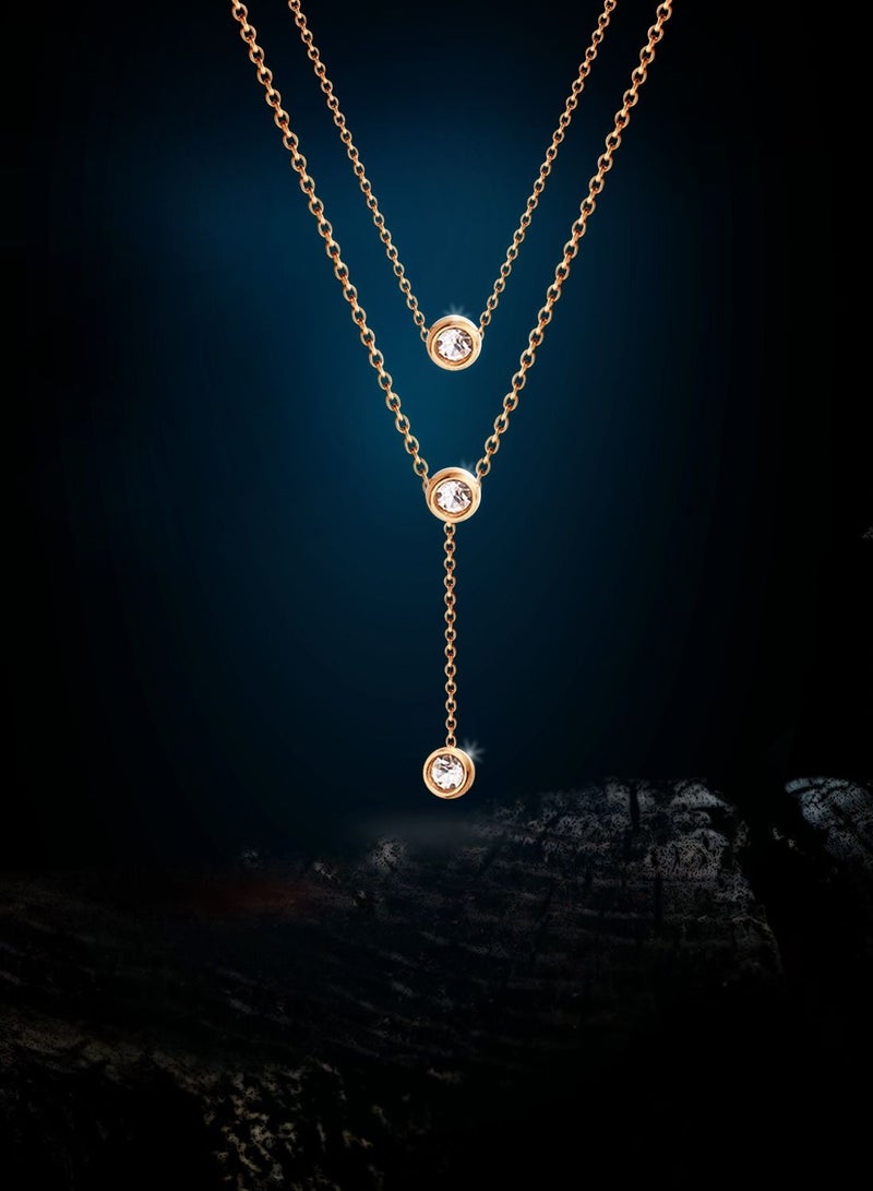 AIWANTO Alissa 2 Layer Choker Necklace  - Image 4