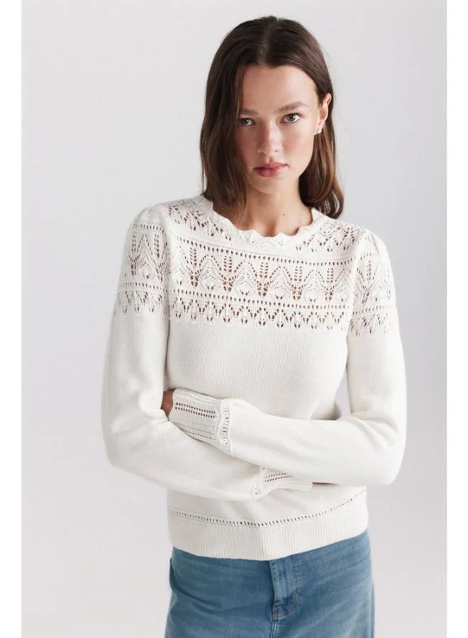Springfield Knit border print jumper