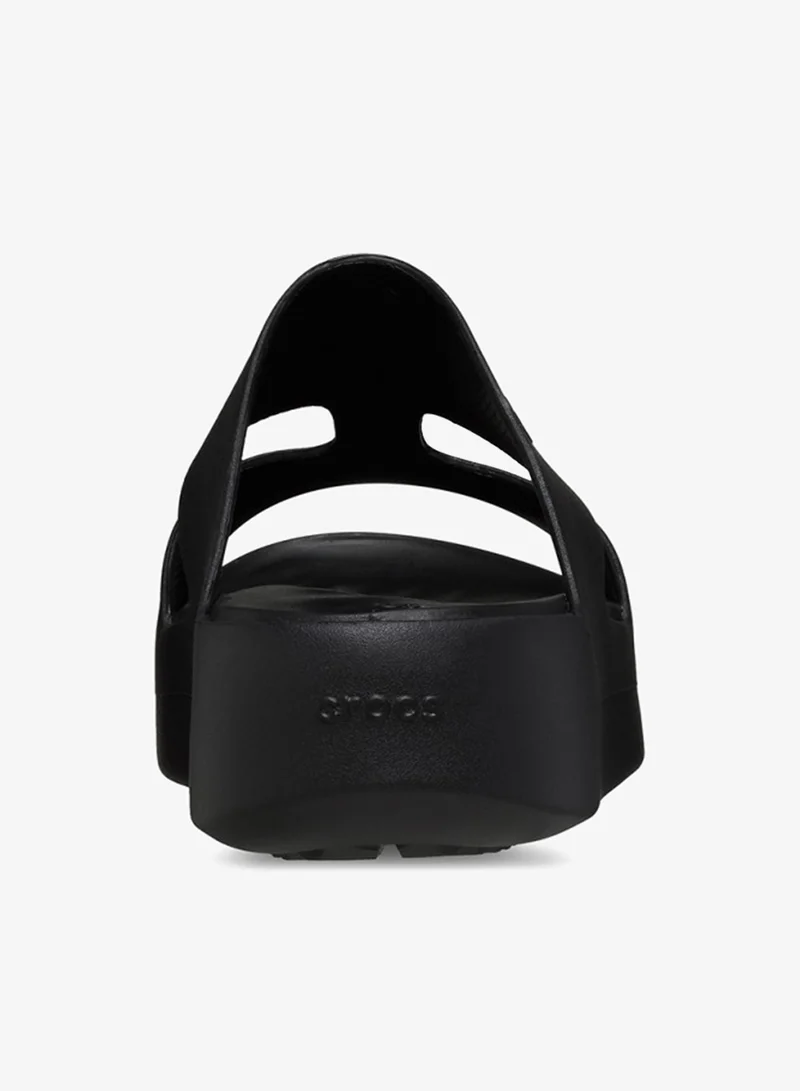 crocs Black Casual Gateway Platform Sandals for Women | Best Price UAE